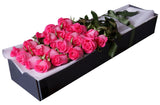 Two Dozen Pink Roses Luxury Box