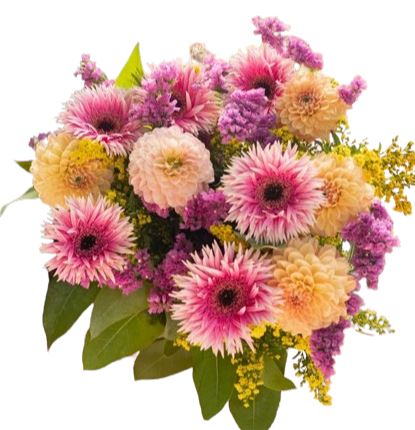 Vibrant Bouquet of Dahlia and Gerbera