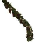 Vintage Spruce Garland with Large Cones