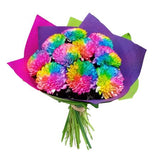 Vip Rainbow Chrysanthemum Bouquet