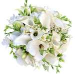 White Calla Lily and Freesia Bouquet