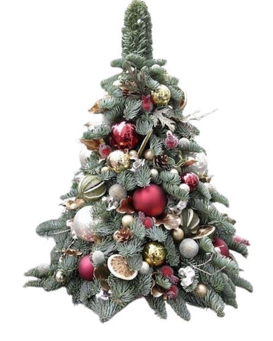 Winter Wonderland Tree Arrangement: Frosted Fir Fantasy