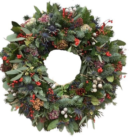 Winterberry & Blossom Festive Wreath