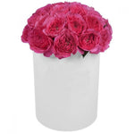 Bright Fragrant Garden Roses Hat Box