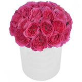 Bright Fragrant Garden Roses Hat Box