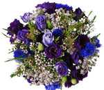 Cornflowers with Lisianthus Bouquet