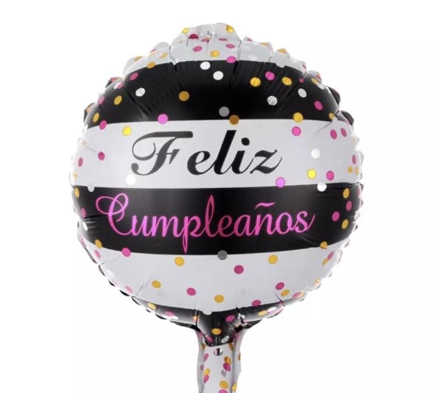 Feliz Cumpleaños Spanish Balloons 10inch – Flowers Box London