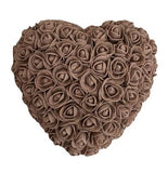 Handmade Beige Heart Shape Rose