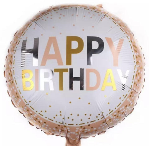 Happy Birthday Classic Balloon 18inch