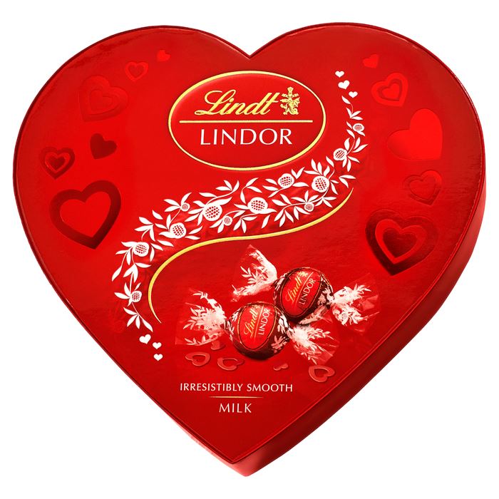 Lindt Lindor Heart Box Milk Chocolates 200g | Delivery Across London ...