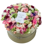 Mixed Flowers Box with Perfume