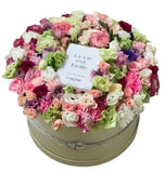 Mixed Flowers Box with Perfume