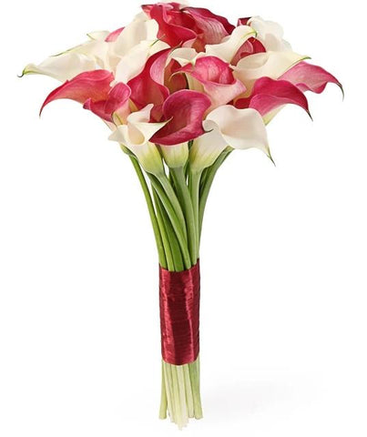 Charming Pink and White Calla Lily Bouquet | Flowers Box London