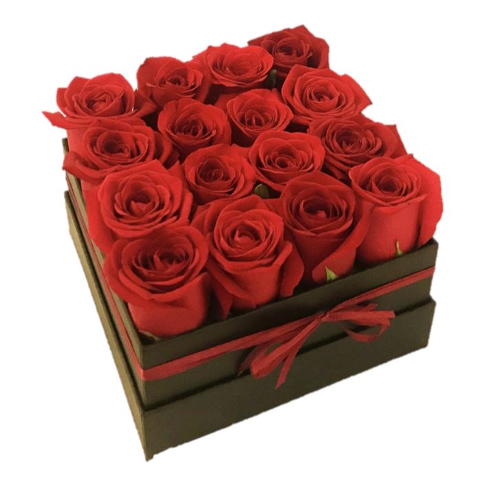 Red Roses Signature Box | Flowers Box London