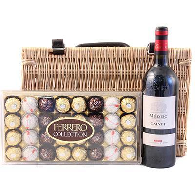 Red Wine and Chocolate Hamper