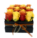 Yellow & Orange Roses Signature Box